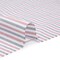 1 Yard Cotton Oxford Shirting Navy Blue Red and White Candy Stripes Deadstock